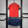 Conjunto Niño Osasuna Primera Equipacion 2024-2025 dorsal