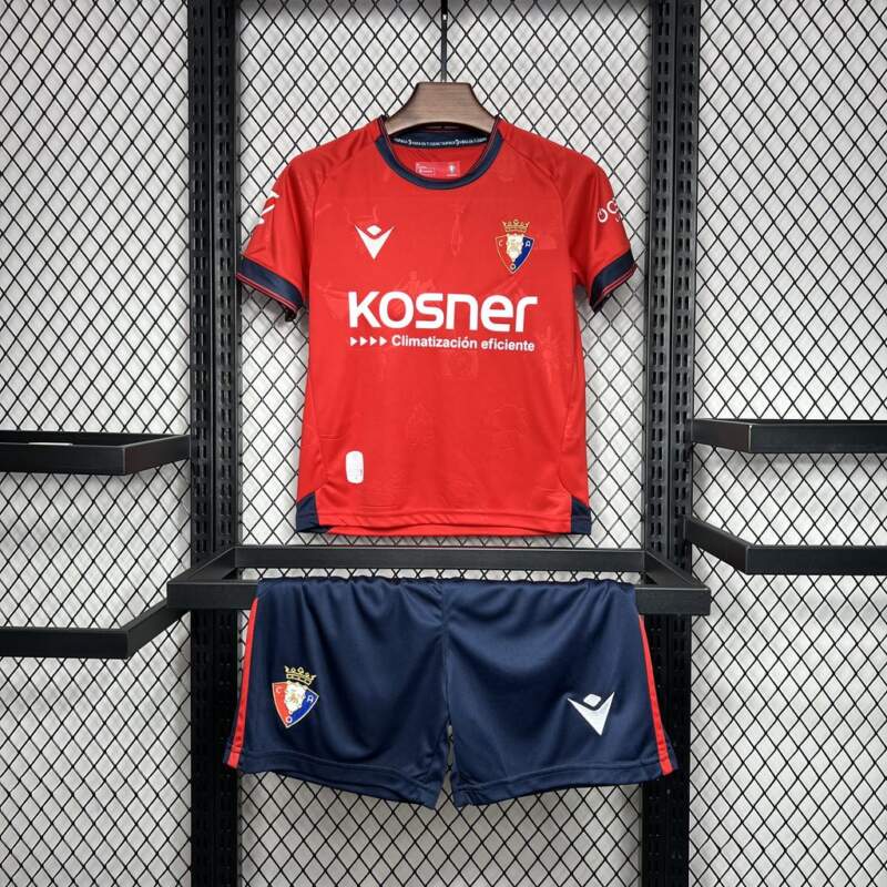 Conjunto Niño Osasuna Primera Equipacion 2024-2025 Conjunto Niño Osasuna Primera Equipacion 2024-2025