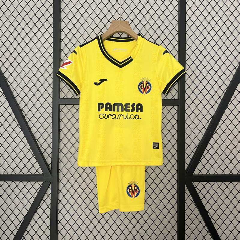 Conjunto Niño Villareal FC Primera Equipacion 2024-2025 Conjunto Niño Villareal FC Primera Equipacion 2024-2025