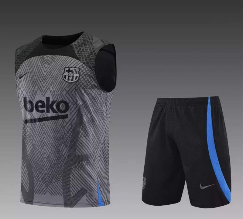 Conjunto de Entrenamiento FC Barcelona Gris 2024 Conjunto de Entrenamiento FC Barcelona Gris 2024