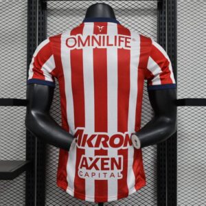 camiseta-chivas-de-guadalajara-primera-equipacion-version-jugador-2024-2025-parte-trasera
