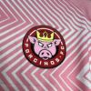 camiseta porcinos fc - escudo