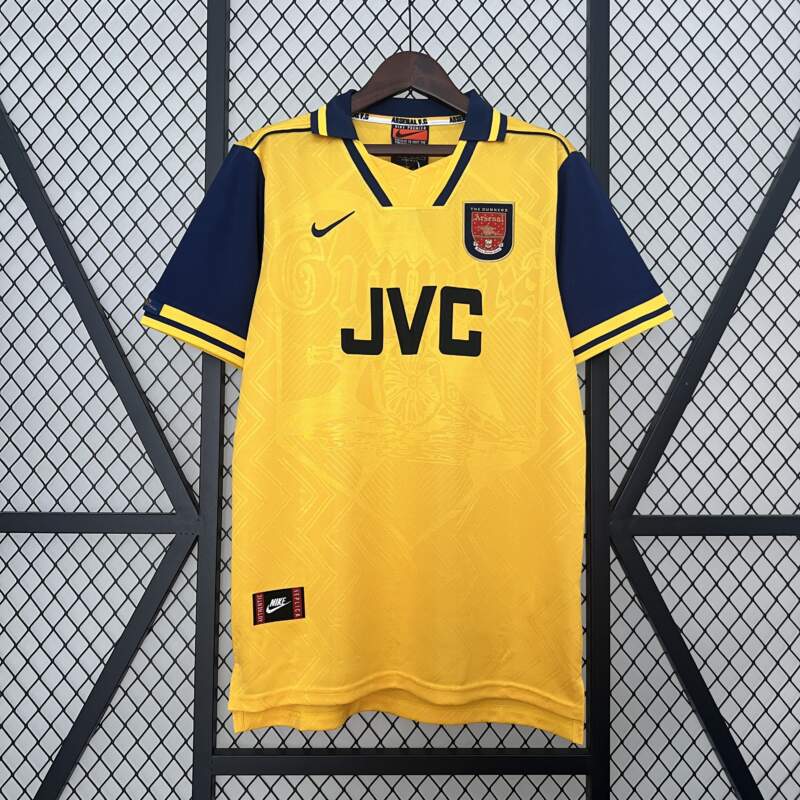 Camiseta Retro Arsenal Segunda Equipacion 1996-1997 Camiseta Retro Arsenal Segunda Equipacion 1996-1997