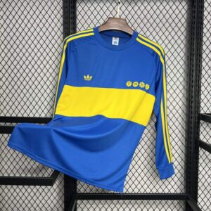 Camiseta Retro Manga Larga Boca Juniors Primera Equipacion 1981