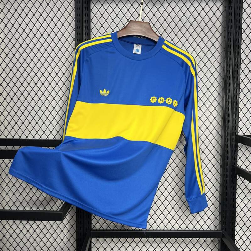 Camiseta Retro Boca Juniors Primera Equipacion 1981 parte delantera