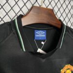 Camiseta Retro Manchester United Tercera Equipacion 1998-1999 cuello