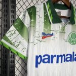 Camiseta Retro Palmeiras Segunda Equipacion 1996 puño derecho