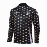 Chandal Juventus Negro 2024-2025 camiseta parte delantera