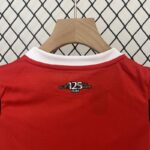 Conjunto Niño AC Milán Primera Equipacion 2024-2025 cuello