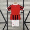 Alternative view of Conjunto Niño AC Milán Primera Equipacion 2024-2025