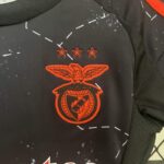 Conjunto Niño Benfica Segunda Equipacion 2024-2025 logo camiseta