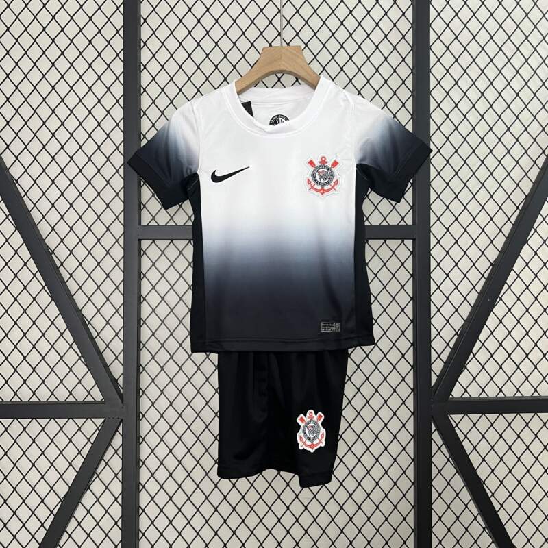 Conjunto Niño Corinthians Primera Equipación 2024-2025 Conjunto Niño Corinthians Primera Equipación 2024-2025