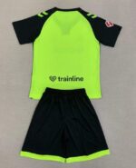 Conjunto Niño Segunda Equipacion Real Betis 2024-2025 dorsal