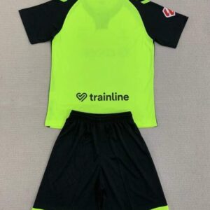 Conjunto Niño Segunda Equipacion Real Betis 2024-2025 dorsal