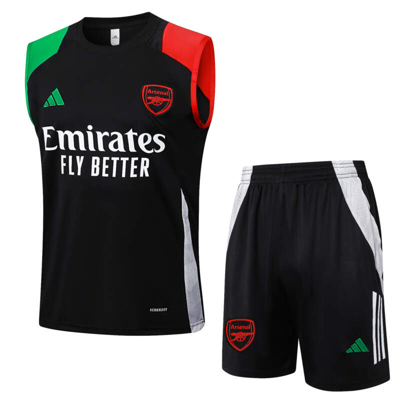 Conjunto de Entrenamiento Arsenal Negro 2024-2025