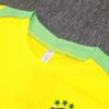 Conjunto de Entrenamiento Brasil Amarillo 2024-2025 cuello