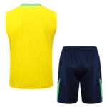 Conjunto de Entrenamiento Brasil Amarillo 2024-2025 parte trasera