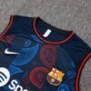 Conjunto de Entrenamiento FC Barcelona Azul 2024-2025 parte pecho