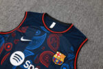 Conjunto de Entrenamiento FC Barcelona Azul 2024-2025 parte pecho