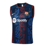 Conjunto de Entrenamiento FC Barcelona Azul 2024-2025 pecho