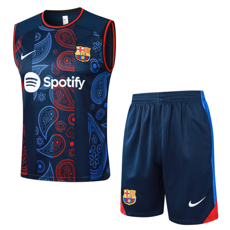 Conjunto de Entrenamiento FC Barcelona Azul 2024-2025 Conjunto de Entrenamiento FC Barcelona Azul 2024-2025