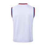 Conjunto de Entrenamiento FC Barcelona Blanco Azul 2024-2025 dorsal