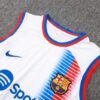 Conjunto de Entrenamiento FC Barcelona Blanco Azul 2024-2025 pecho