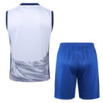 Conjunto de Entrenamiento Inter Milan Blanco-Azul 2024-2025 parte trasera