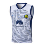 Conjunto de Entrenamiento Inter Milan Blanco-Azul 2024-2025 polo parte delantera