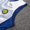 Conjunto de Entrenamiento Inter Milan Blanco-Azul 2024-2025 puño