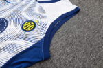 Conjunto de Entrenamiento Inter Milan Blanco-Azul 2024-2025 puño
