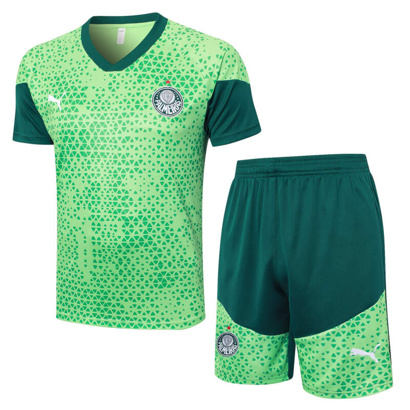 Conjunto de Entrenamiento Palmeiras Verde 2024-2025 parte delantera