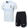 Conjunto de Entrenamiento Tottenham Hotspur Blanco Negro 2024-2025 parte delantera
