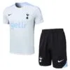 Conjunto de Entrenamiento Tottenham Hotspur Blanco Negro 2024-2025 parte delantera