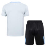 Conjunto de Entrenamiento Tottenham Hotspur Blanco Negro 2024-2025 parte trasera