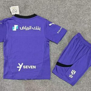 Conjunto-niño-al-hilal-tercera-equipacion-2024-2025-parte-trasera