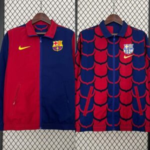 Cortaviento Reversible FC Barcelona Rojo/Azul 2024-2025