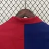 Cortaviento Reversible FC Barcelona Rojo Azul 2024-2025 cuello