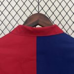 Cortaviento Reversible FC Barcelona Rojo Azul 2024-2025 cuello