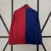 Cortaviento Reversible FC Barcelona Rojo Azul 2024-2025 dorsal