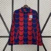 Cortaviento Reversible FC Barcelona Rojo Azul 2024-2025 parte delantera