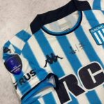 camiseta racing club 2024 final copa sudamericana parche hombro