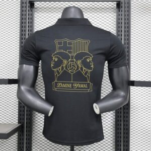 Camiseta FC Barcelona Lamine Yamal Edicion Especial Negro 2024-2025 dorsal-1