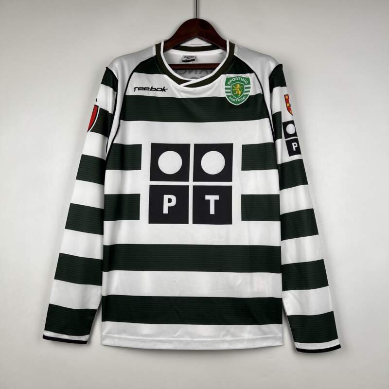 Camiseta Retro Sporting de Lisboa Primera Equipacion 2001-2003