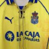 Camiseta retro Las Palmas primera equipacion 1997-1998 cuello.