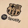 Chandal FC Barcelona con Capucha Crema 2024-2025 patrocinador