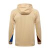 Chandal con Capucha FC Barcelona Crema 2024-2025 dorsal solo