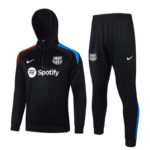 Chandal con Capucha FC Barcelona Negro 2024-2025