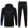 Chandal con Capucha FC Barcelona Negro 2024-2025 dorsal