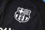 Chandal con Capucha FC Barcelona Negro 2024-2025 escudo chaqueta